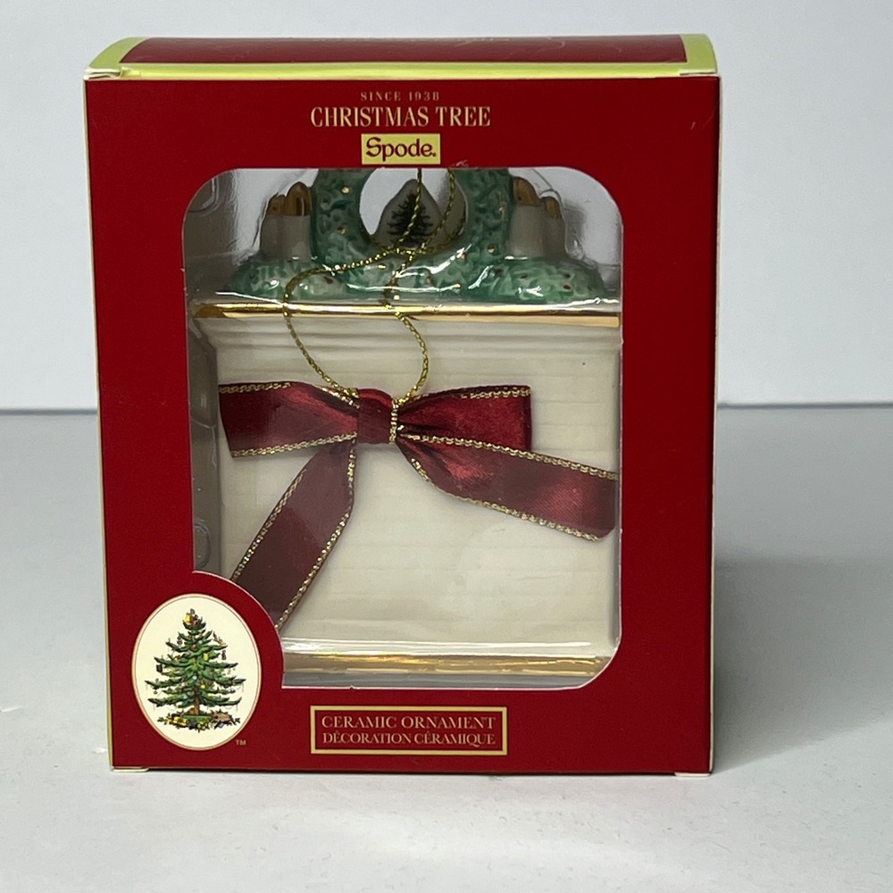 Spode Christmas Tree 2024 Our First Home Fireplace Ceramic Ornament XTAM8493-XC